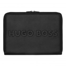 HUGO BOSS A4 Konferenzmappe Label Schwarz
