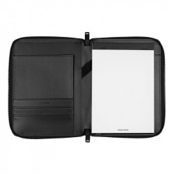 HUGO BOSS A5 Konferenzmappe Label Schwarz