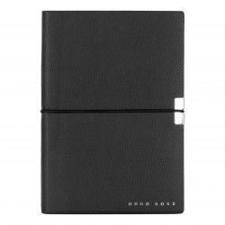 HUGO BOSS Notizblock A6 Elegance Storyline Schwarz Liniertes Papier