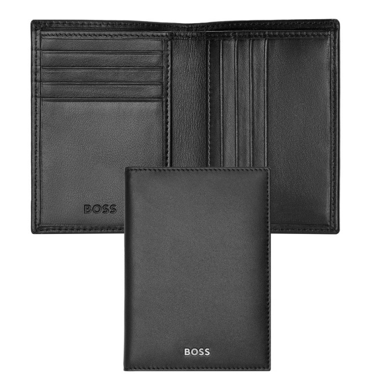 HUGO BOSS Geldbörse Doppelkartenetui Classic Smooth