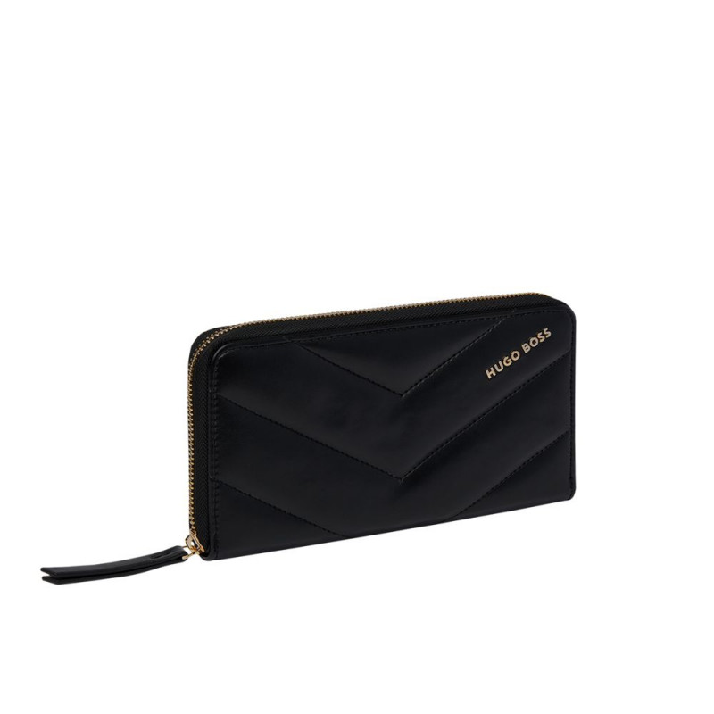 HUGO BOSS Geldbörse Triga mit Notizblock Schwarz