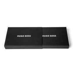 HUGO BOSS Geldbörse Triga mit Notizblock Schwarz