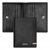 HUGO BOSS Geldbörse Doppelkartenetui Iconic Schwarz