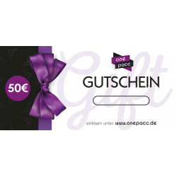 OnePACC 50 Euro Gutschein