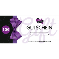 OnePACC 10 Euro Gutschein