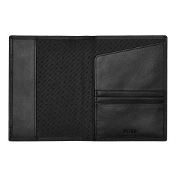 HUGO BOSS Reisebrieftasche Iconic Schwarz