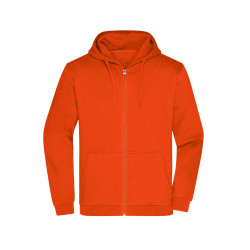 Klassische Herren Sweatjacke mit Kapuze