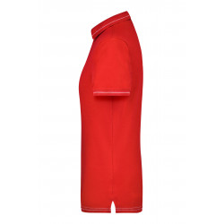 Hochwertiges Damen Poloshirt mit Kontraststreifen