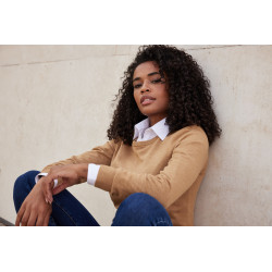 Klassischer Damen Baumwoll-Pullover