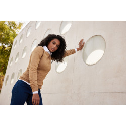 Klassischer Damen Baumwoll-Pullover